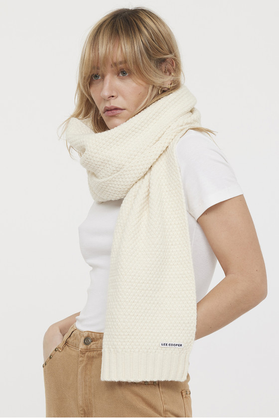 Lee Cooper Echarpe WISSEM Ivory