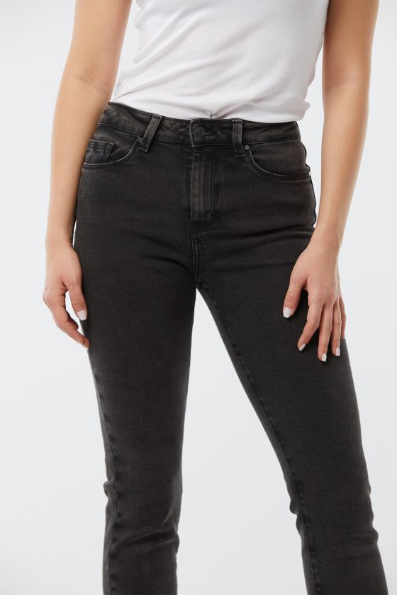Lee Cooper Jean Femme LC161 L32 Noir Stoned Shadow
