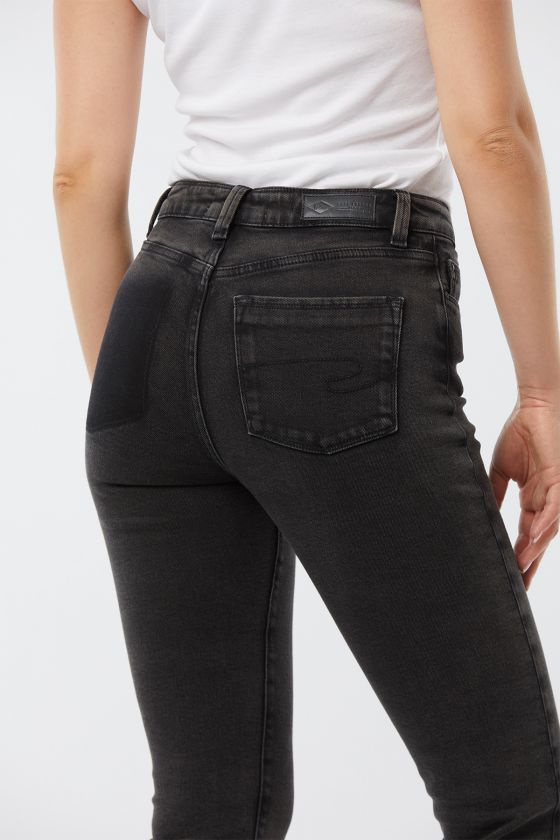 Lee Cooper Jean Femme LC161 L32 Noir Stoned Shadow