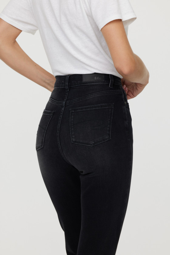 Lee Cooper Jean Jada Black Brushed
