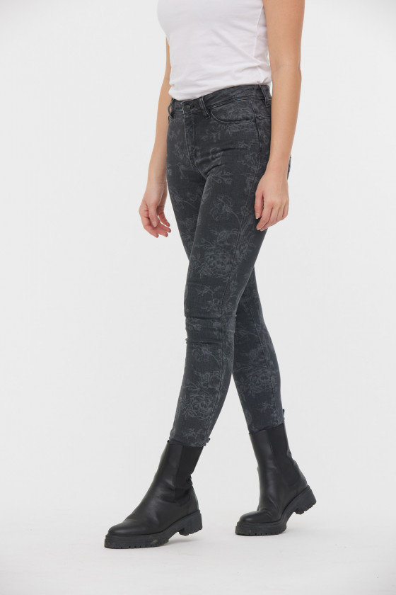Lee Cooper Jean JAMIA Grey Flower L30