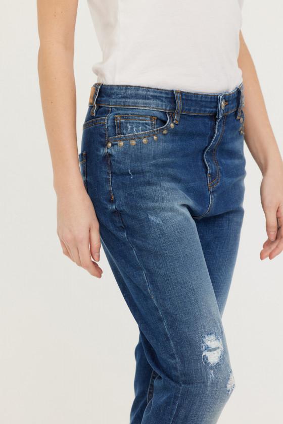 Lee Cooper Jean JOHANA Medium Blue Destroy