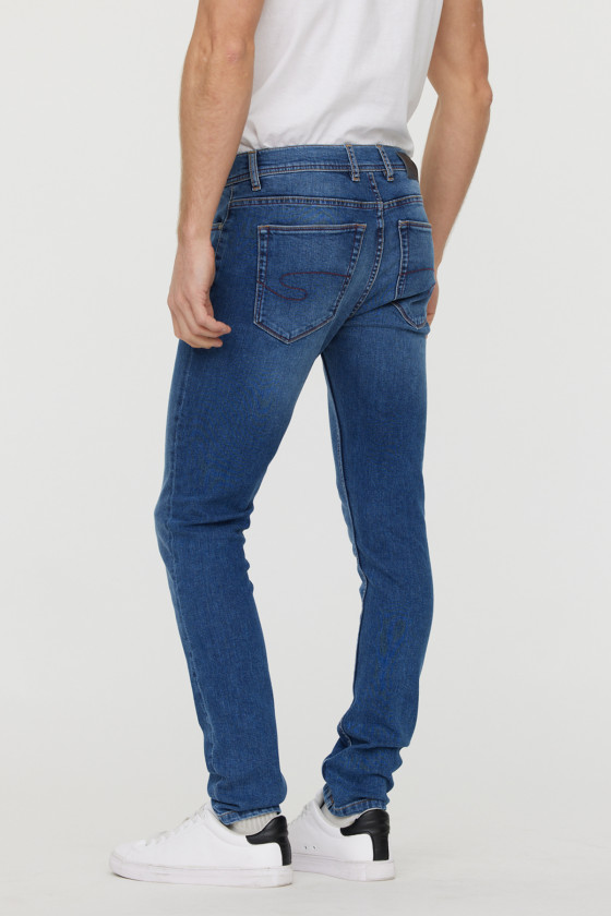 Lee Cooper Jean LC132 Medium Blue Brushed