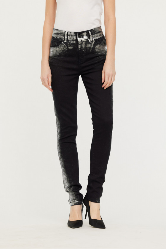 Lee Cooper Jean LC135 Silver Foild