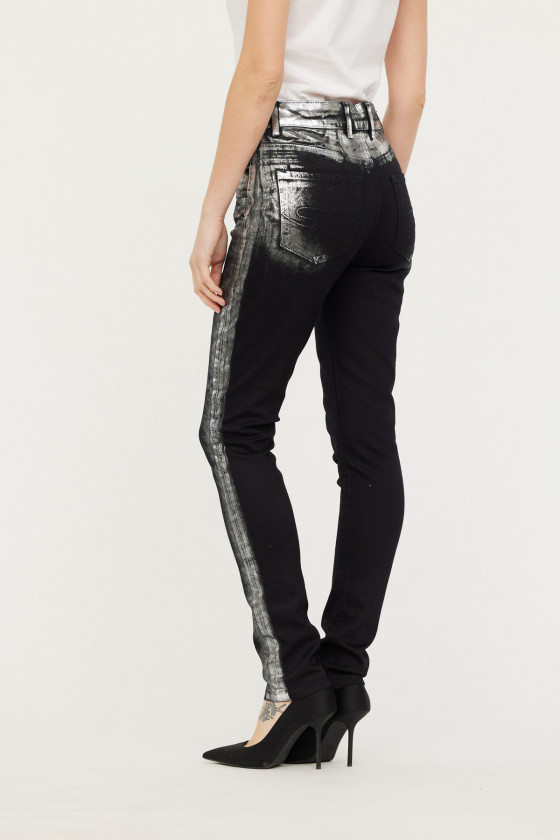 Lee Cooper Jean LC135 Silver Foild