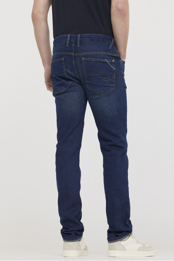 Lee Cooper Jean LONGJOHN Deep Blue Brushed