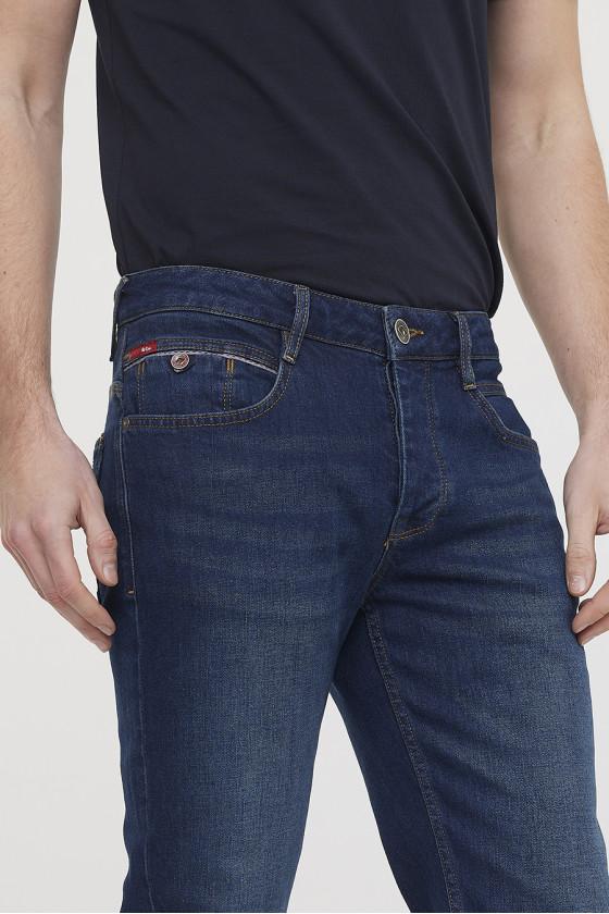 Lee Cooper Jean LONGJOHN Deep Blue Brushed