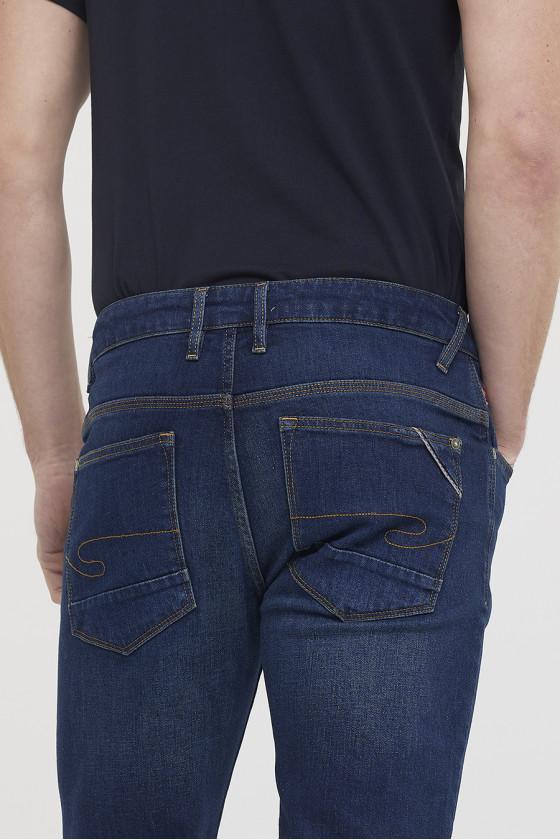 Lee Cooper Jean LONGJOHN Deep Blue Brushed