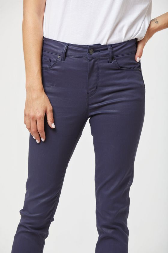 Lee Cooper Jeans LC135 Navy Coatted