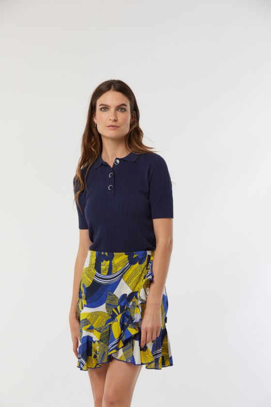 Lee Cooper Jupe PINA Jaune Fluo