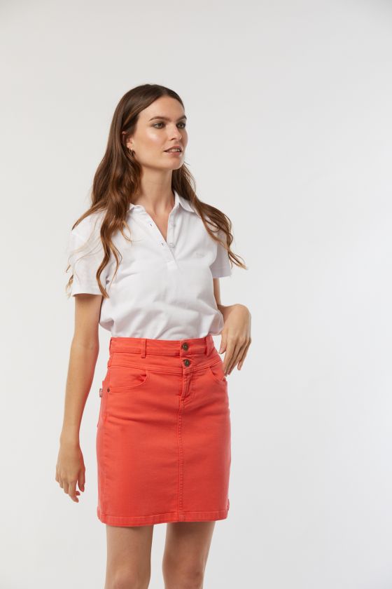 Lee Cooper Jupe POKA Acide Orange