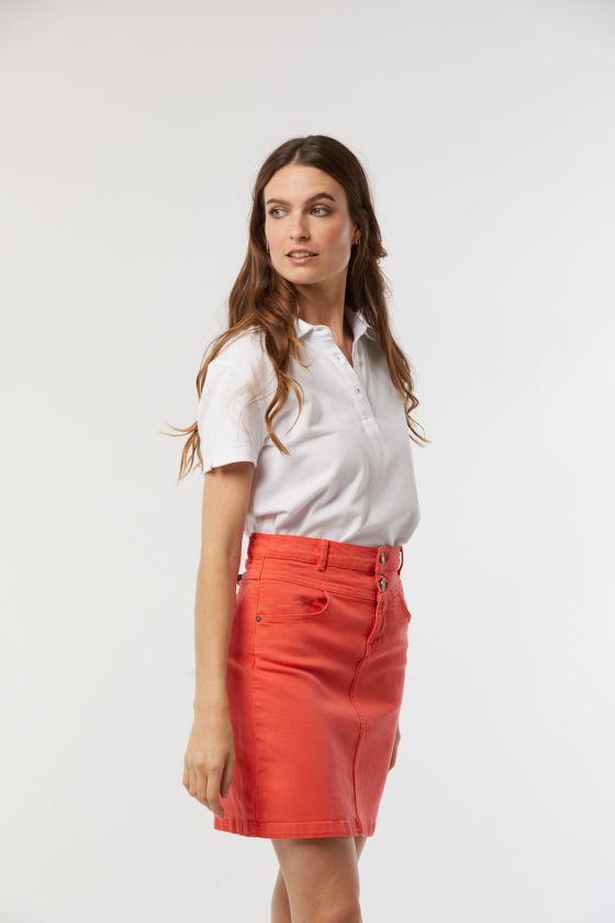 Lee Cooper Jupe POKA Acide Orange