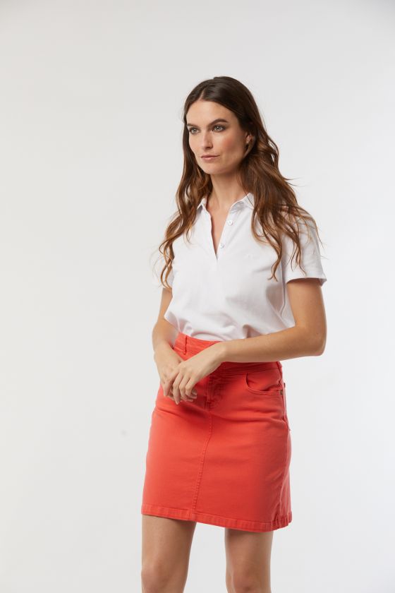 Lee Cooper Jupe POKA Acide Orange