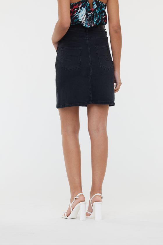 Lee Cooper Jupe POKA Black Brushed