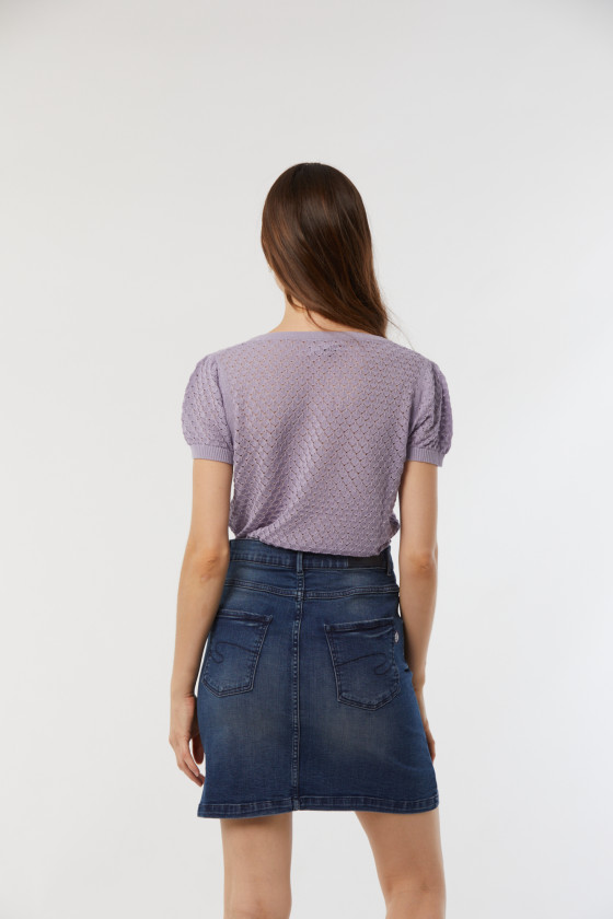 Lee Cooper Jupe POKA Medium Blue Brushed