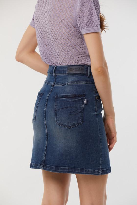 Lee Cooper Jupe POKA Medium Blue Brushed