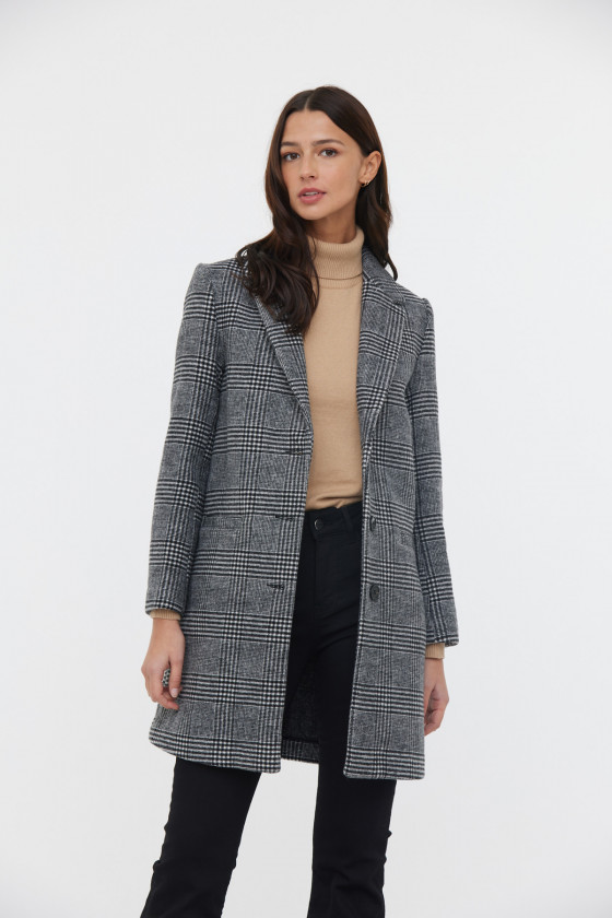 Lee Cooper Manteau FIDA Noir / Blanc