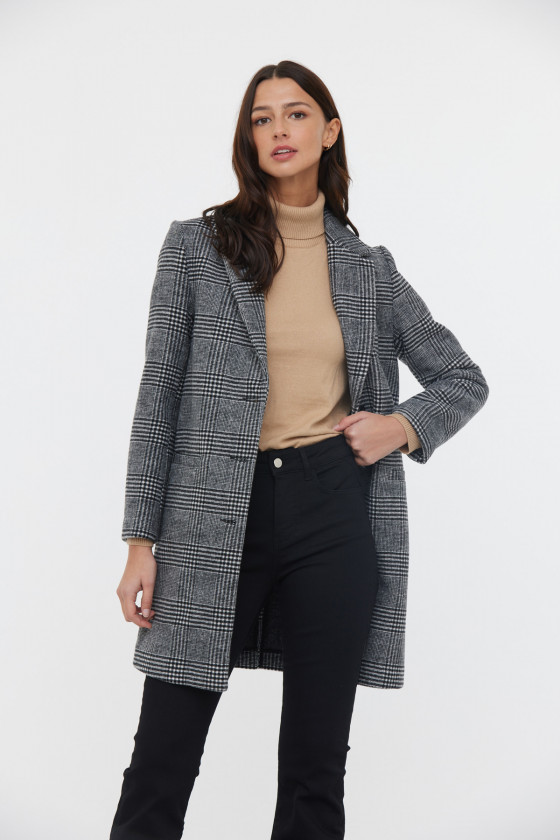 Lee Cooper Manteau FIDA Noir / Blanc