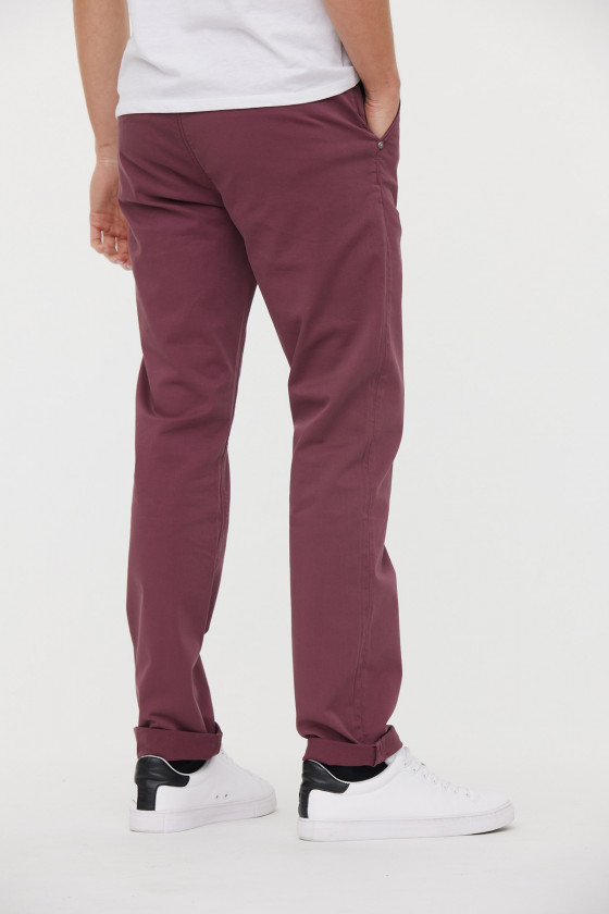 Lee Cooper Pantalon Chino GALANT Lie De Vin L34