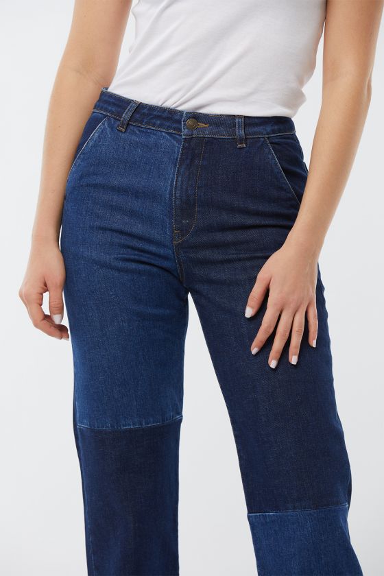 Lee Cooper Pantalon Femme JACKA Denim Patch