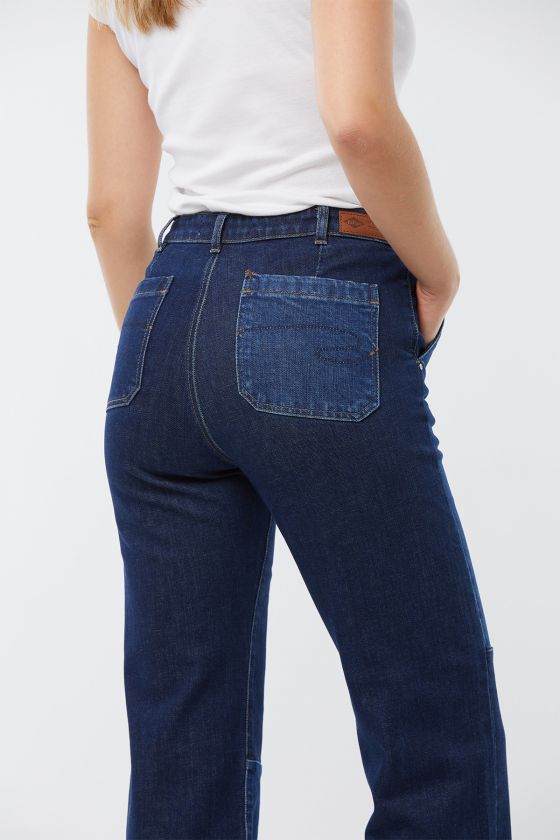 Lee Cooper Pantalon Femme JACKA Denim Patch
