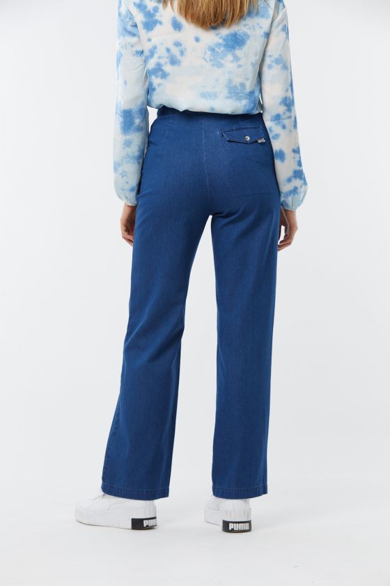 Lee Cooper Pantalon Femme JUMMY Blue