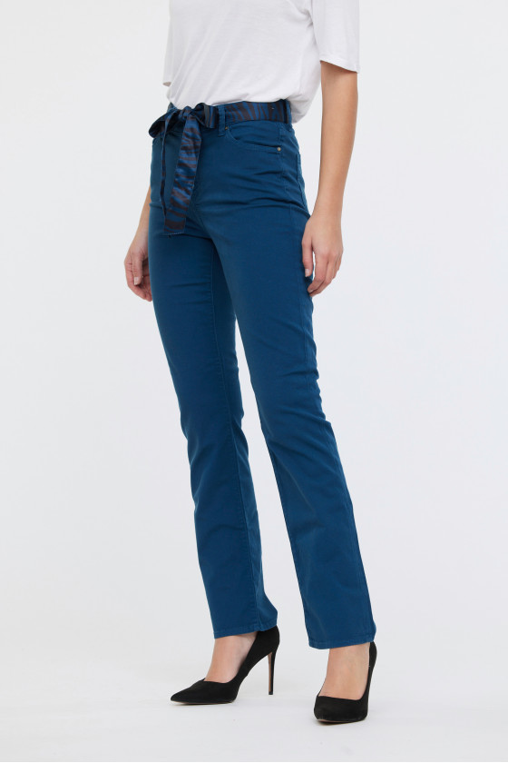 Lee Cooper Pantalon Femme LC161 L32 Deep Blue