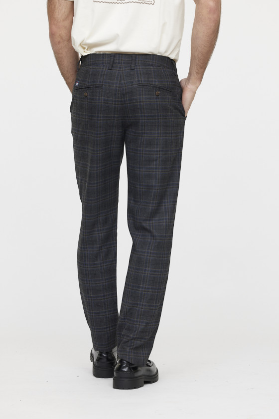 Lee Cooper Pantalon GALANT Check Dark Grey