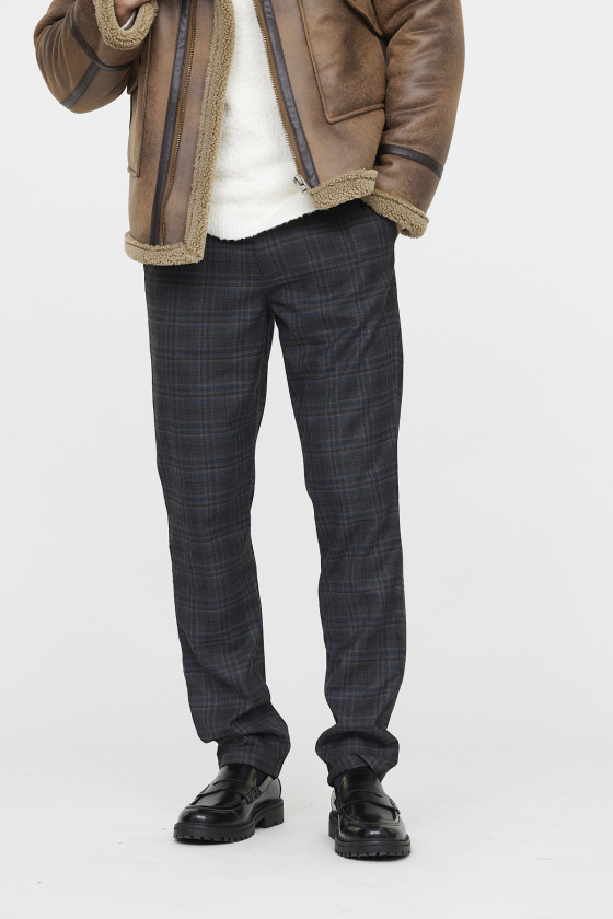 Lee Cooper Pantalon GALANT Check Dark Grey