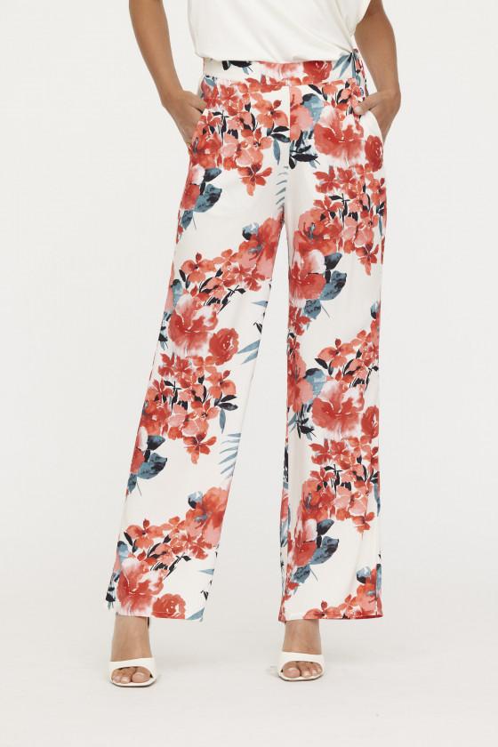 Lee Cooper Pantalon GINA Ivory AOP Flower