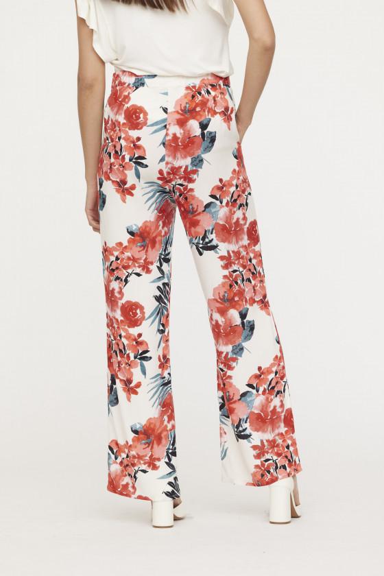 Lee Cooper Pantalon GINA Ivory AOP Flower