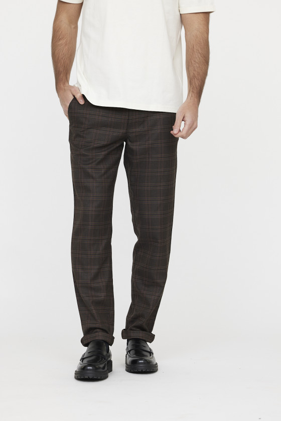 Lee Cooper Pantalon GLANCE Check Brown