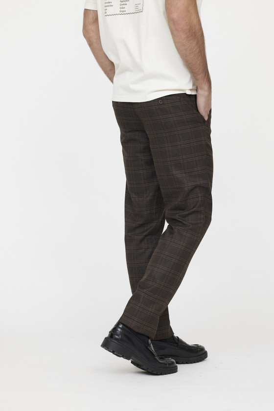 Lee Cooper Pantalon GLANCE Check Brown