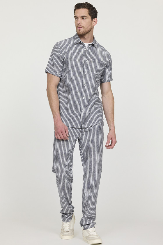 Lee Cooper Pantalon GLANCE Navy Stripes