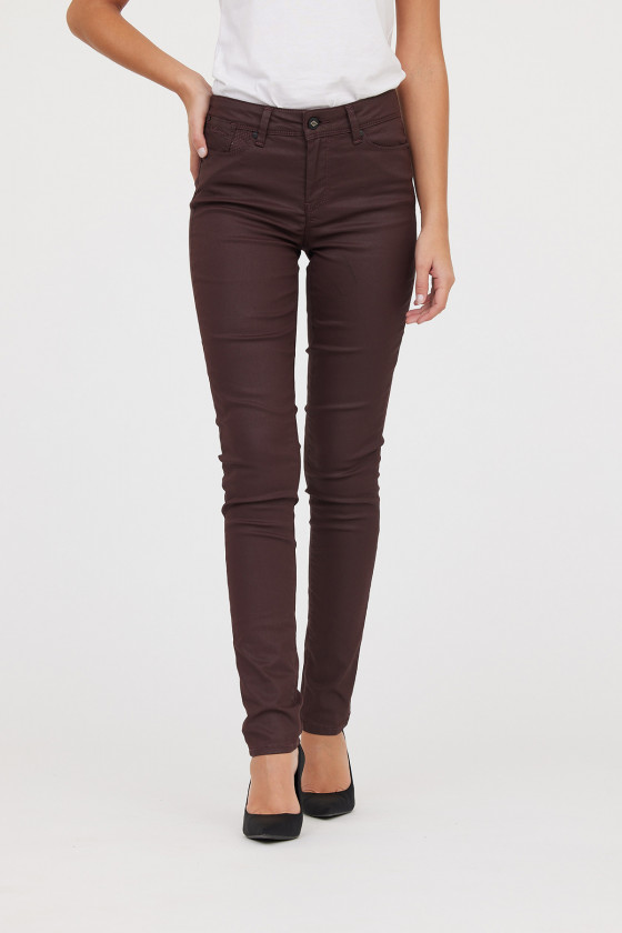 Lee Cooper Pantalon Jana Bordeaux Coatted