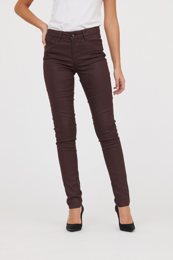 lee cooper Pantalon Jana Bordeaux Coatted