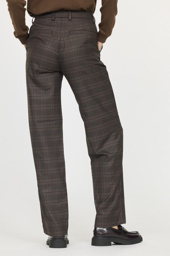 Lee Cooper Pantalon JANIS Check Dark Brown