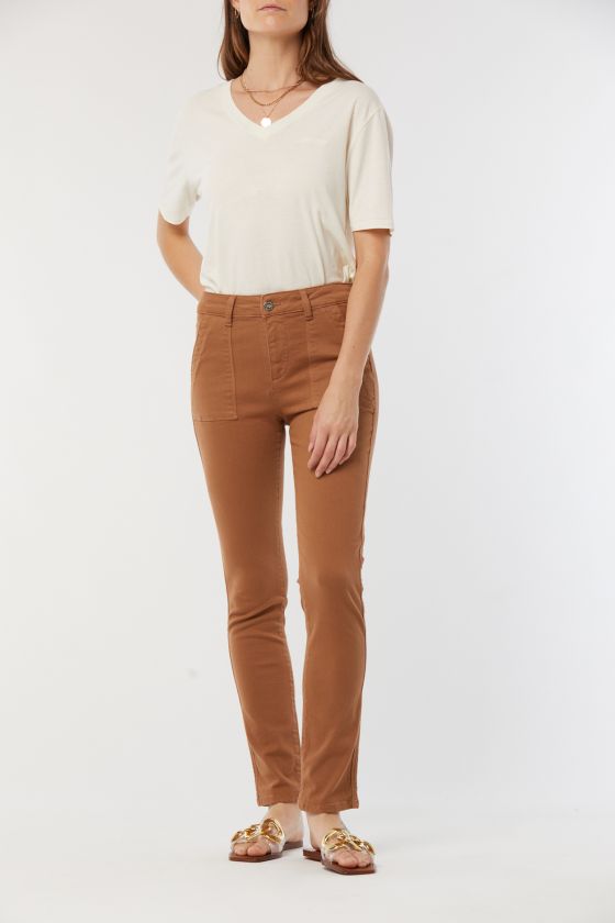 Lee Cooper Pantalon JILO Argile Beige - L32