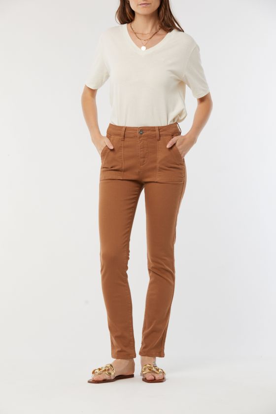 Lee Cooper Pantalon JILO Argile Beige - L32