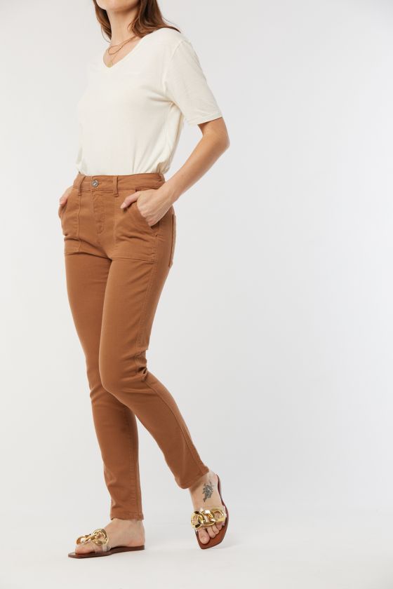 Lee Cooper Pantalon JILO Argile Beige - L32