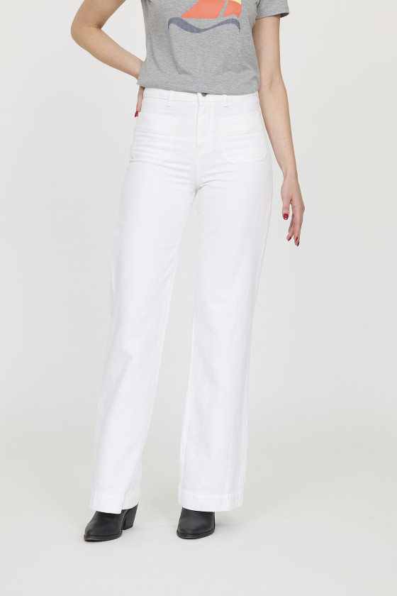 Lee Cooper Pantalon JOAN Blanc