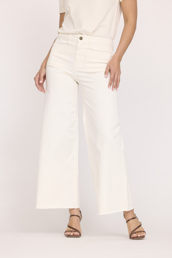 Lee Cooper Pantalon JOULIA Écru