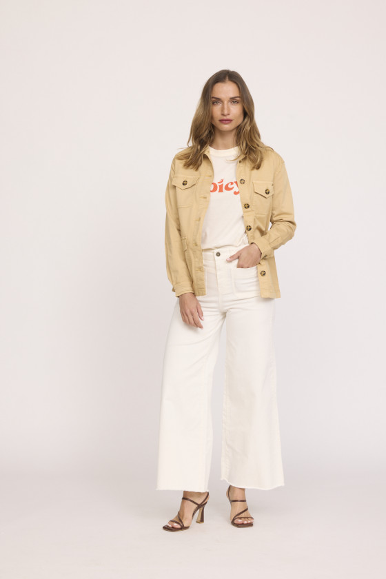 lee cooper Pantalon JOULIA Écru