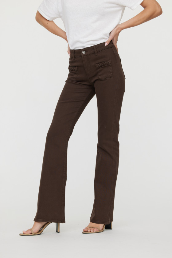 Lee Cooper Pantalon Junelle Marron