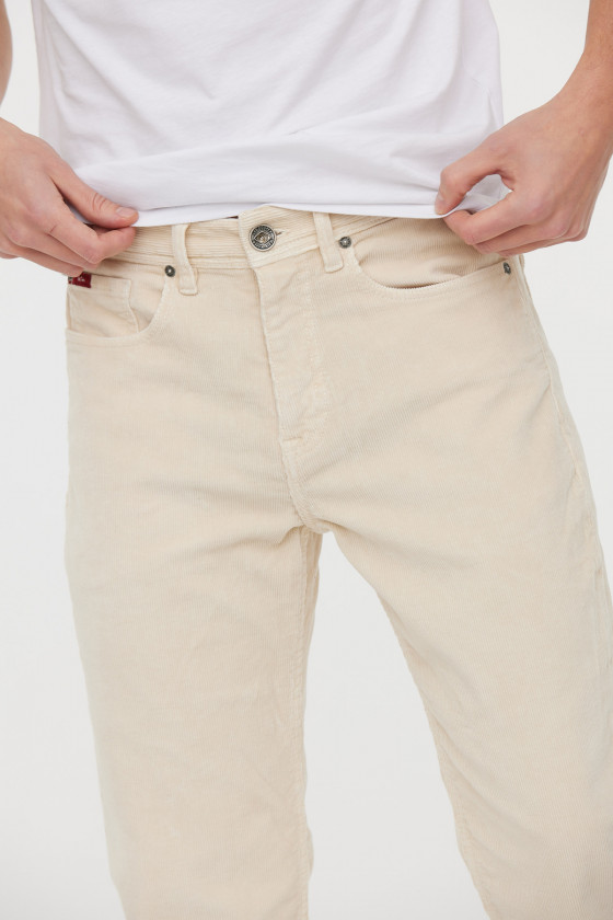 Lee Cooper Pantalon LC118ZP Vanille L34