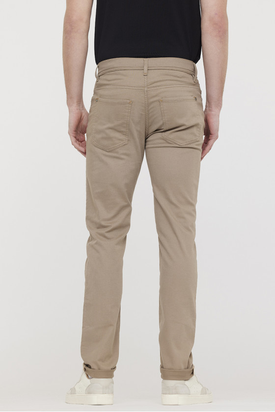 Lee Cooper Pantalon LC122 Garment Dye Beige