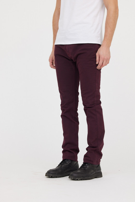 Lee Cooper Pantalon LC122ZP Lie De Vin L34