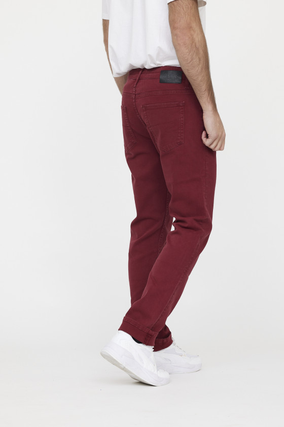 Lee Cooper Pantalon LC126 Red Wine