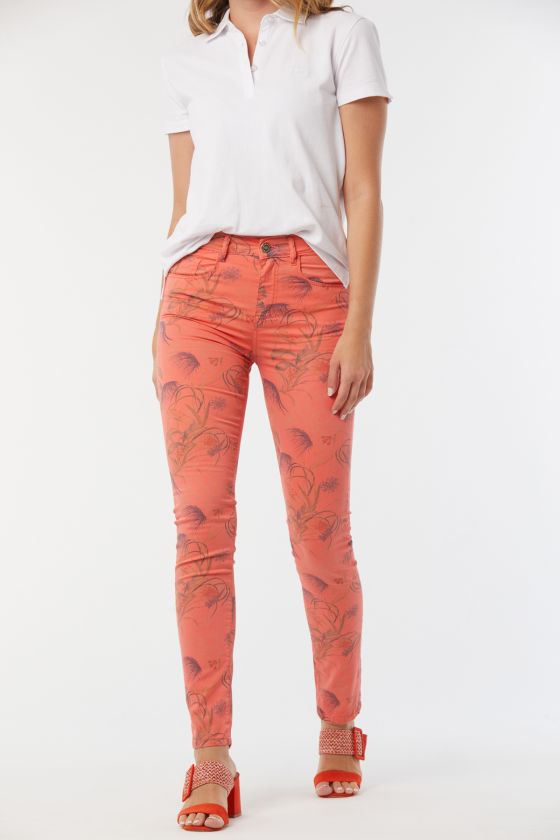 Lee Cooper Pantalon LC135 Acide Orange