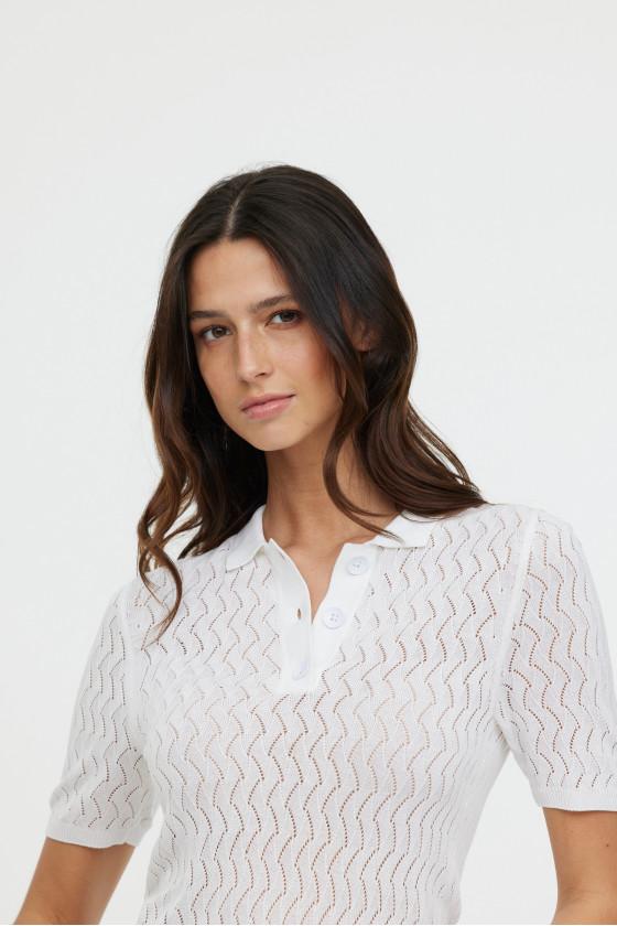 Lee Cooper Polo BAHIA MC Optic White